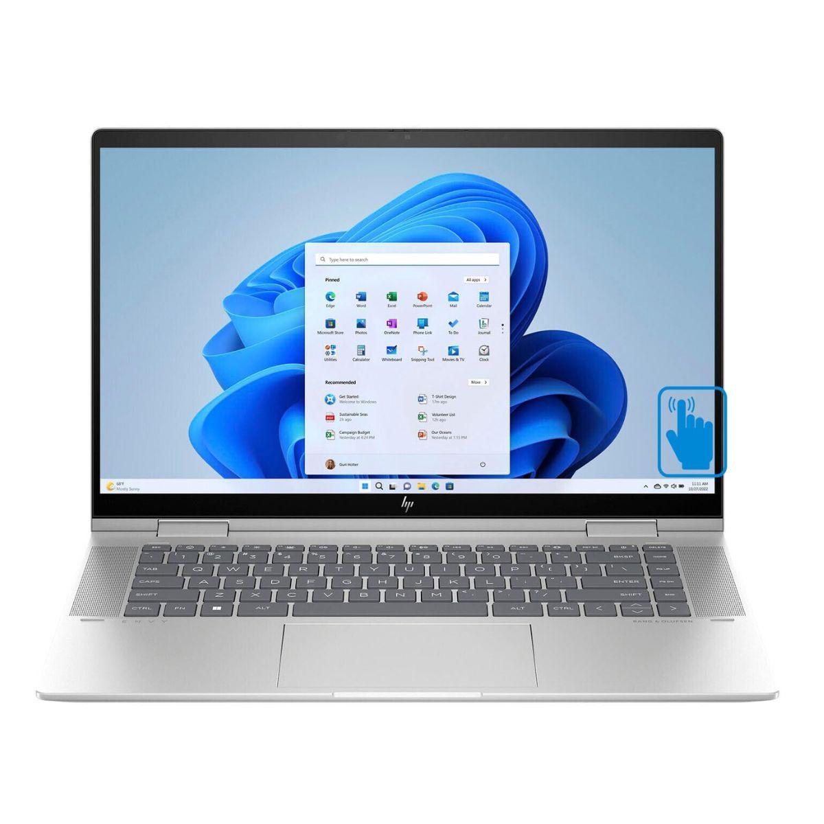 Notebook HP Envy x360 15-fe0053dx Core i7 16GB RAM 512GB SSD Plata Reacondicionado-0