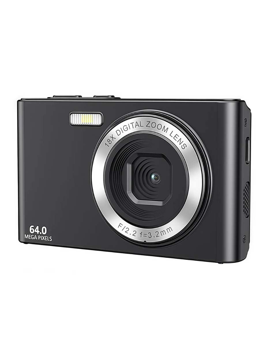 Cámara Digital 4K 64MP Renvmexy DC206X 64GB Negro Reacondicionada Garantía Reuse Chile-2