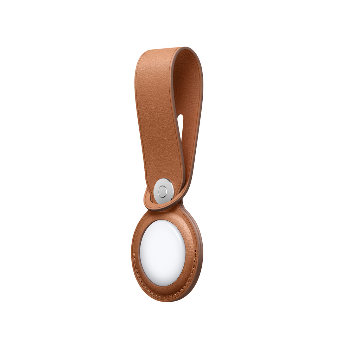 Apple Correa AirTag Leather Loop Color Café Openbox-1