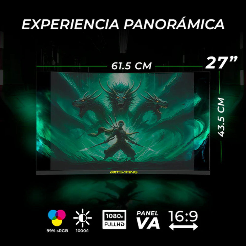 Kit Monitor Gamer 27 FHD 180Hz 1Ms Soundbar Gamer Openbox-2