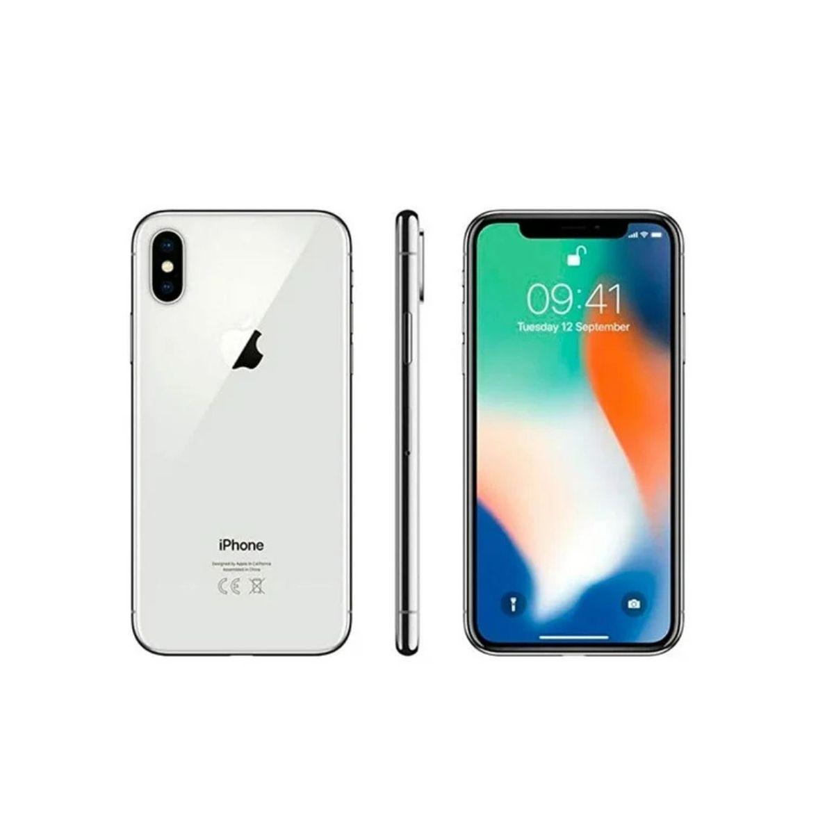 iPhone X Reacondicionado 64GB Plata Reacondicionado-2
