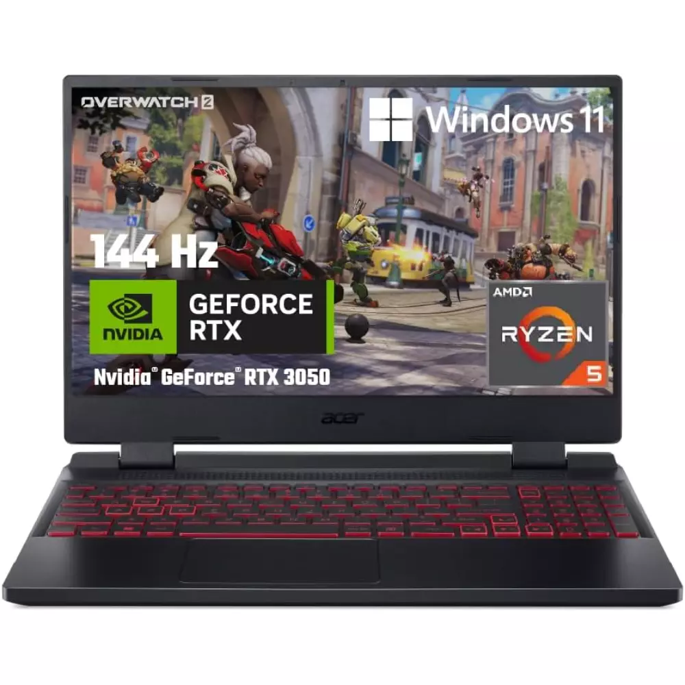 ACER NITRO N20C1 ACER RYZEN 5 5600H 12GB RAM 128GB SSD 1TB HDD RTX 3050 NEGRO REACONDICIONADO-0