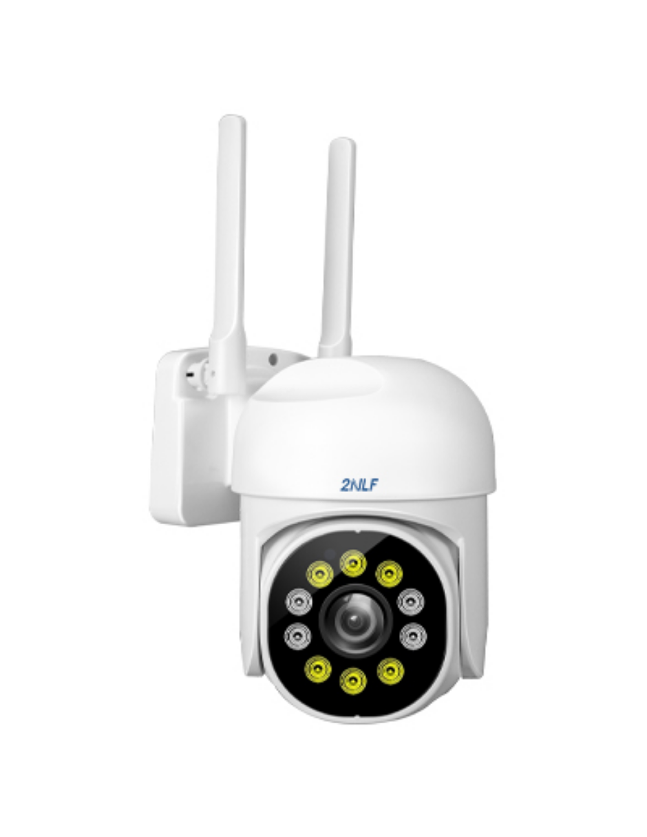 Cámara Seguridad IP WiFi Externa 1080P CCTV Inalámbrica 39 LED 2NLF Open Box Reuse-1