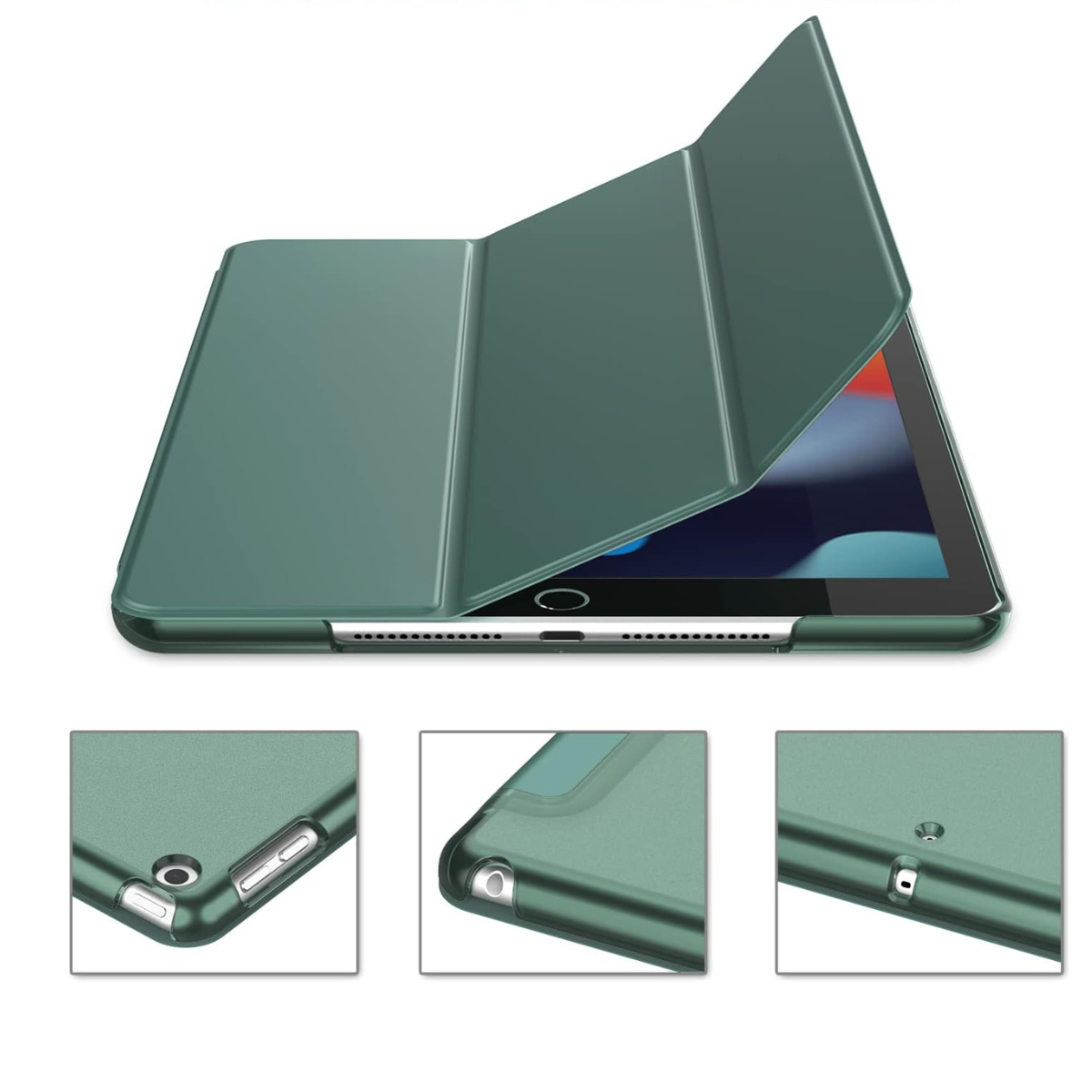 Funda Apple iPad 9ª Gen Smart Cover Color Verde Openbox-0