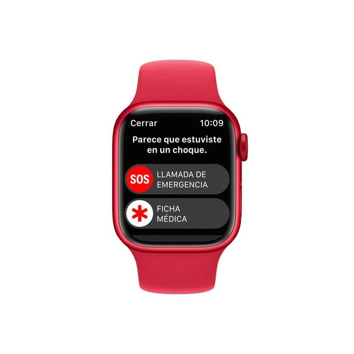 Apple Watch Series 8 GPS 41mm Rojo Detección Accidentes SpO2 ECG Open Box Reuse Chile-2