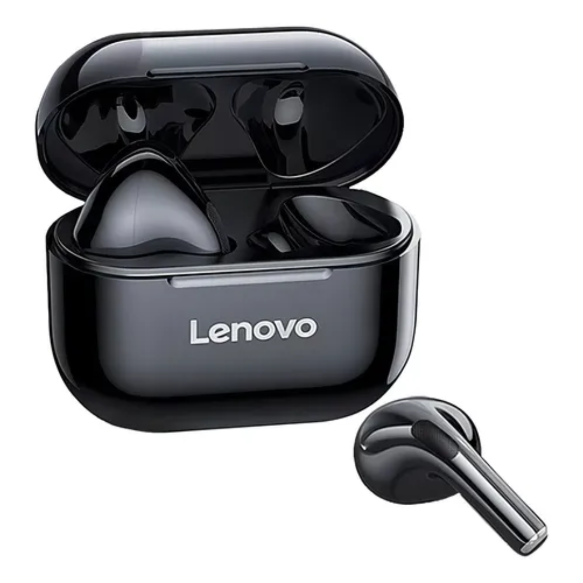 AUDIFONO LENOVO LP40 NEGRO + RELOJ INTELIGENTE REACONDICIONADO NEGRO-2