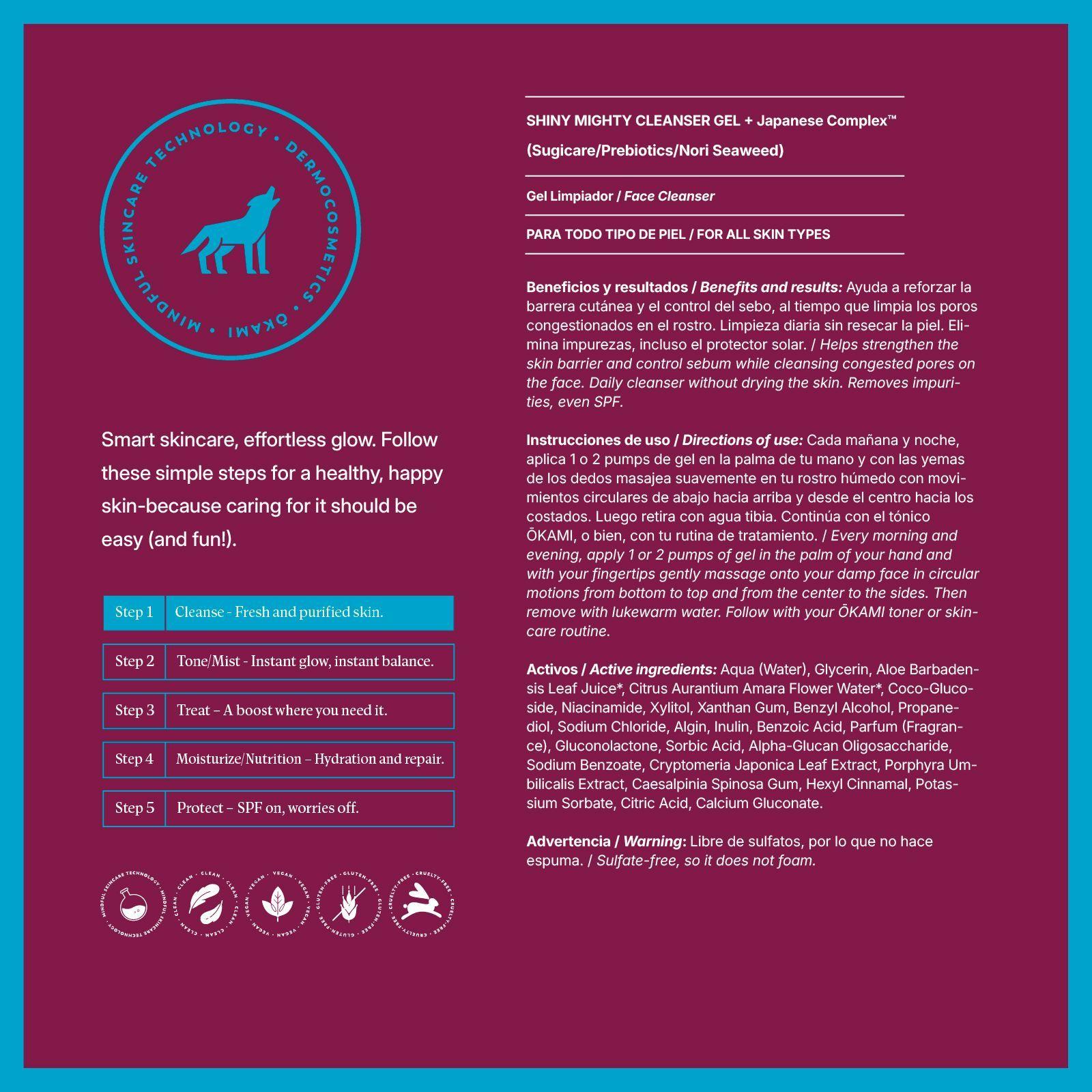 SHINY MIGHTY CLEANSER GEL 120 ML-2