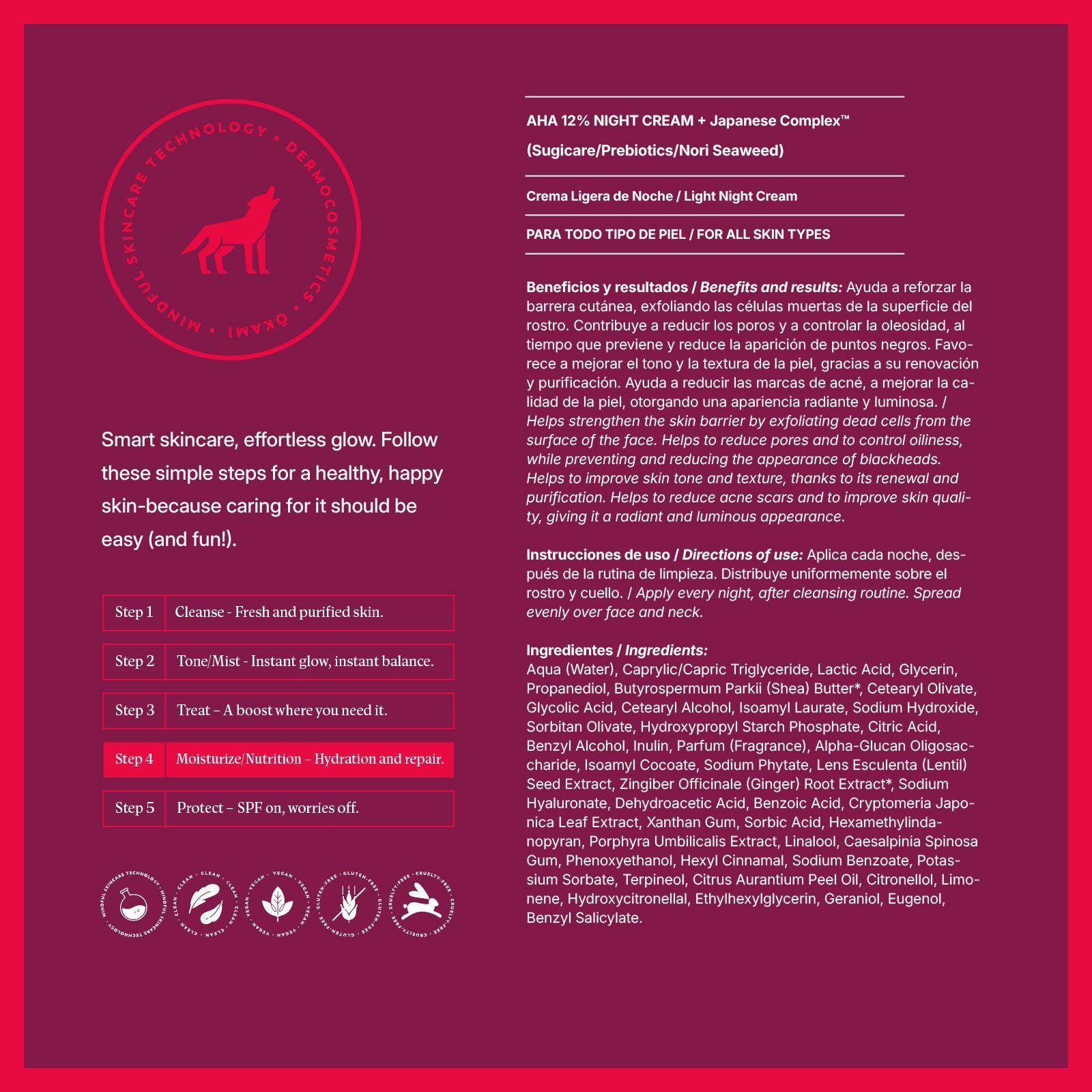 AHA 12% NIGHT CREAM 50 ML-2