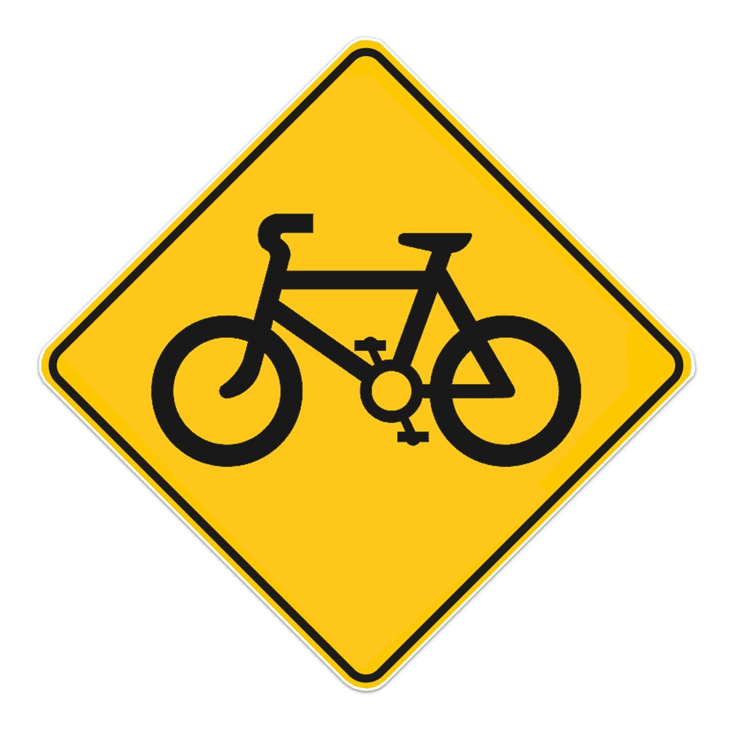 Señal ciclista via  0.6x0.6 alum gip-0