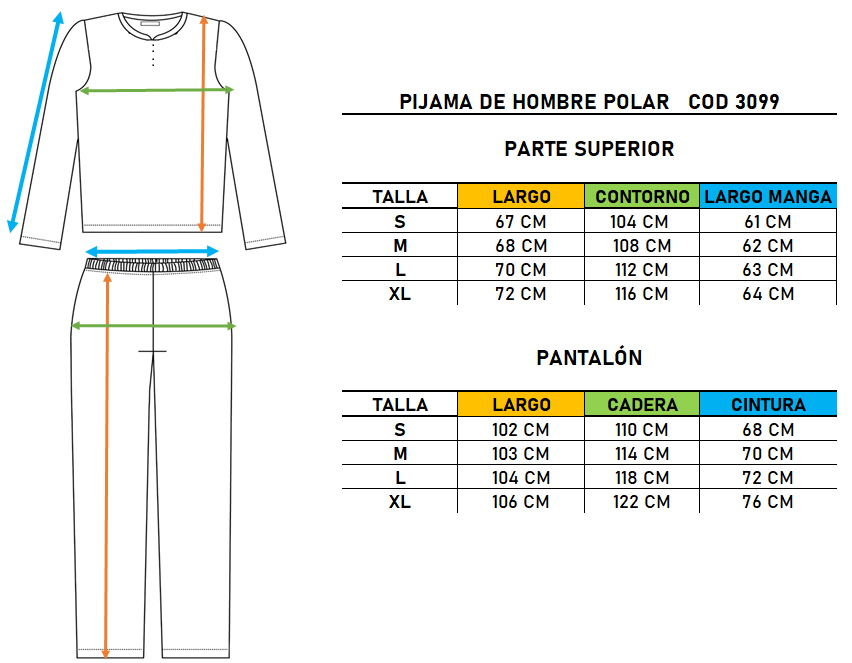 BECKIL COD 3099 PIJAMA POLAR BOLSILLO-3
