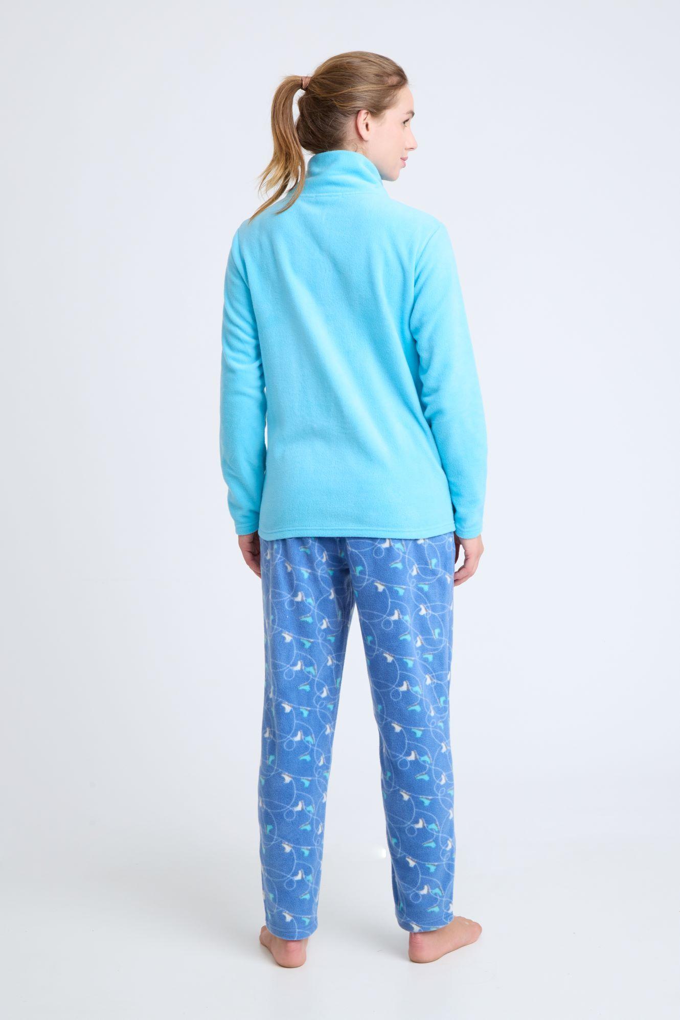 BECKIL COD 1771 PIJAMA POLAR ESTAMPADA CON CUELLO-1