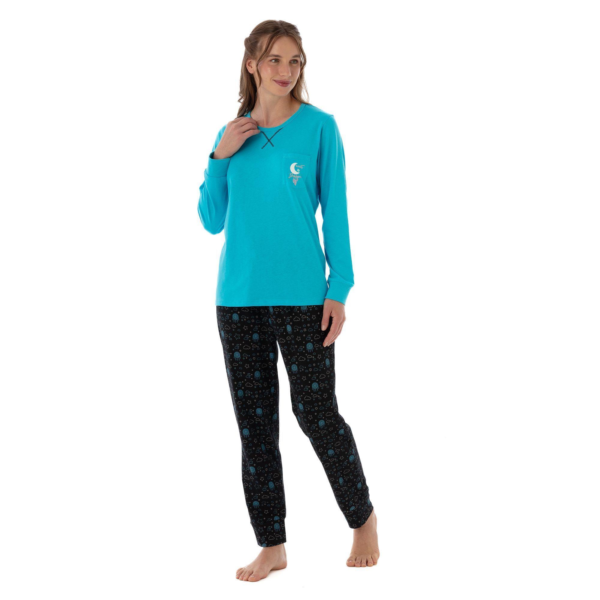 BECKIL COD 1783 PIJAMA  ALGODÓN , PANTALÓN ESTAMPADO-2