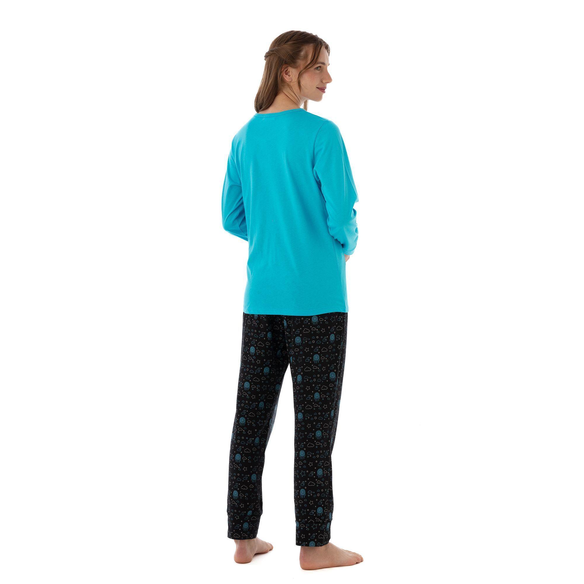 BECKIL COD 1783 PIJAMA  ALGODÓN , PANTALÓN ESTAMPADO-3