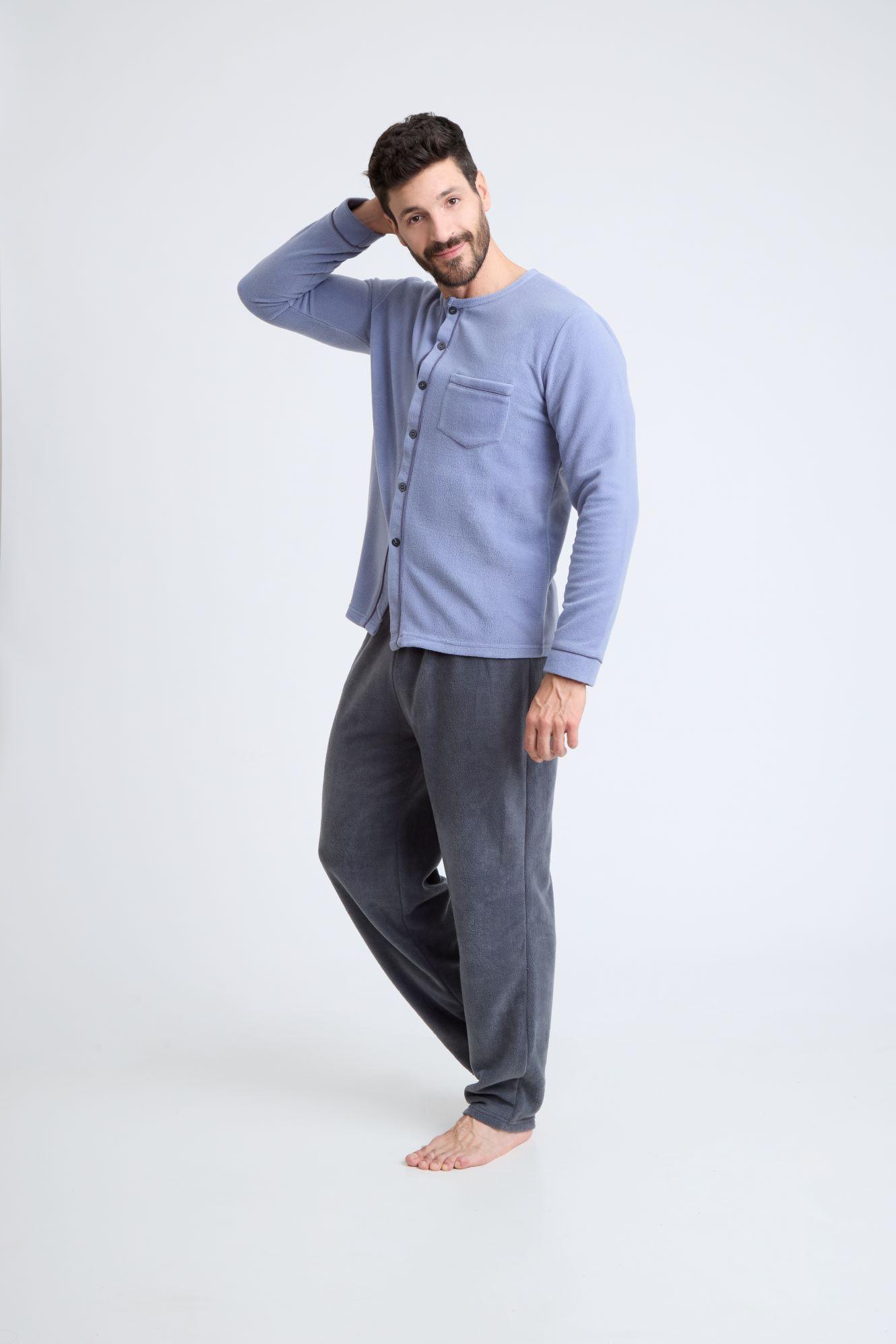 BECKIL COD 3133 PIJAMA POLAR ABIERTO-0