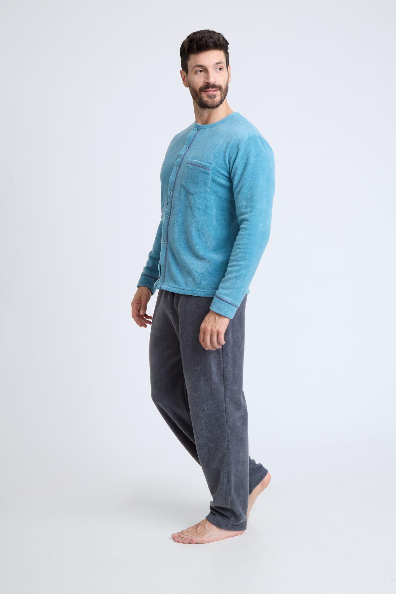 BECKIL COD 3133 PIJAMA POLAR ABIERTO-0
