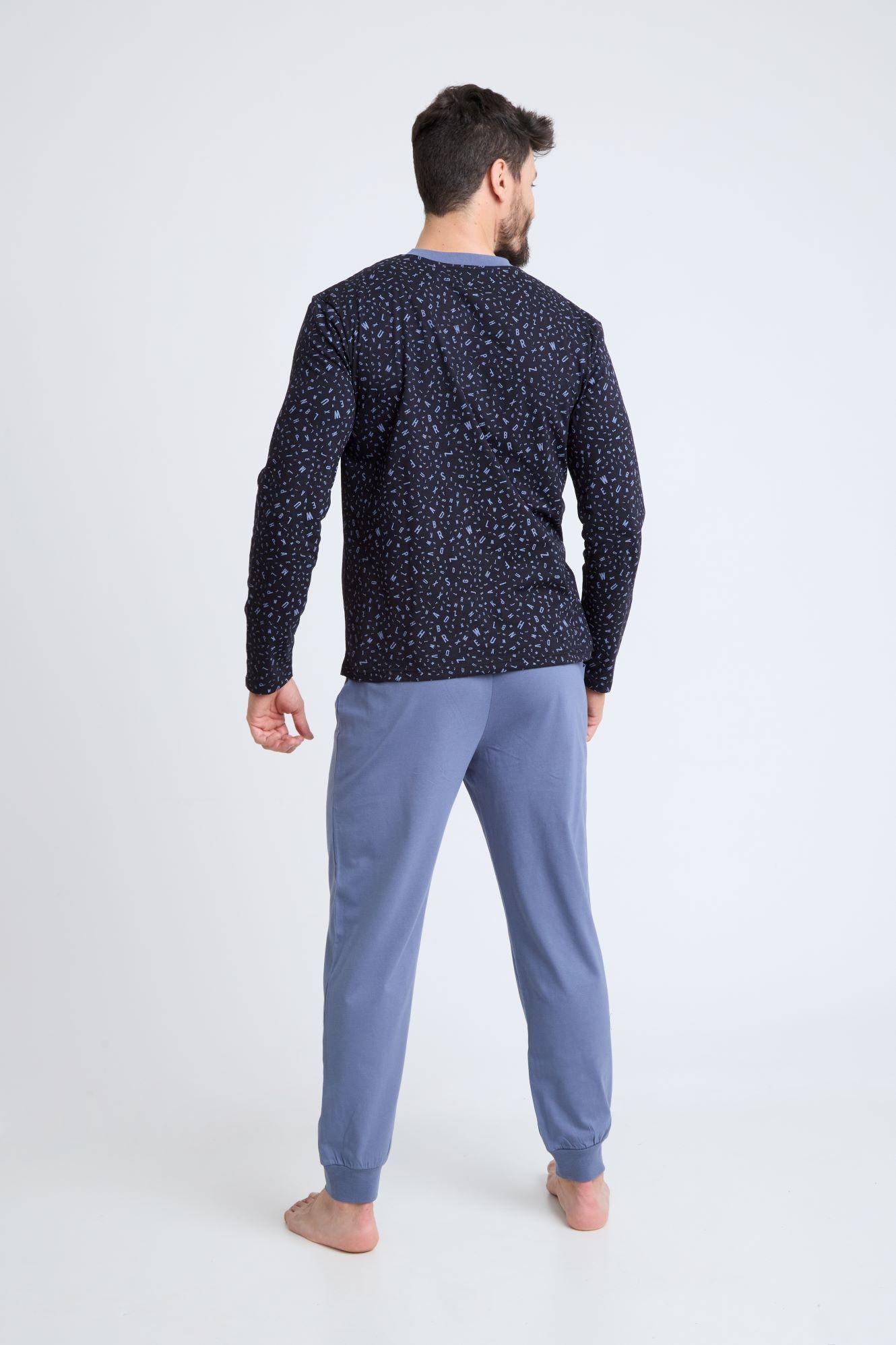 BECKIL COD 3132 PIJAMA ALGODON JERSEY ESTAMPADO LETRAS-1