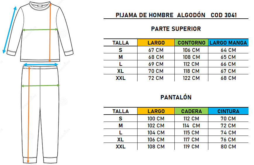 BECKIL COD 3041 PIJAMA ALGODON ESTAMPADO POLERA LETRAS, MANGA LARGA-3