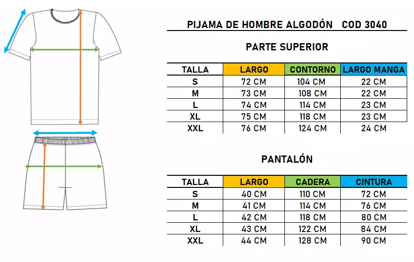 BECKIL COD 3040 PIJAMA ALGODON ESTAMPADO POLERA LETRAS, MANGA CORTA-2