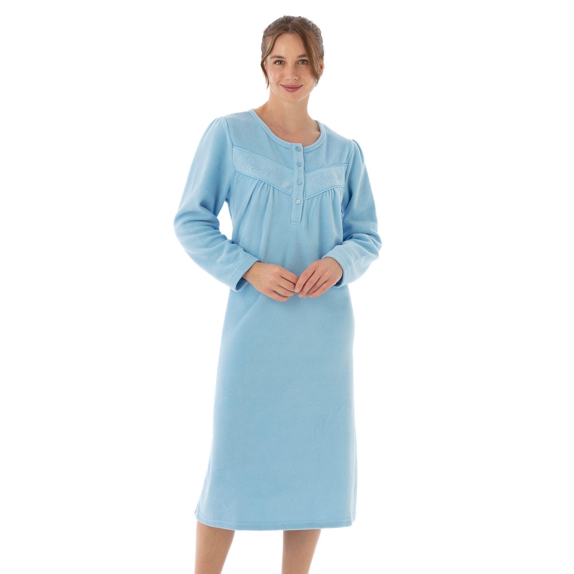 BECKIL COD 717 CAMISA DORMIR POLAR BORDADOS-3