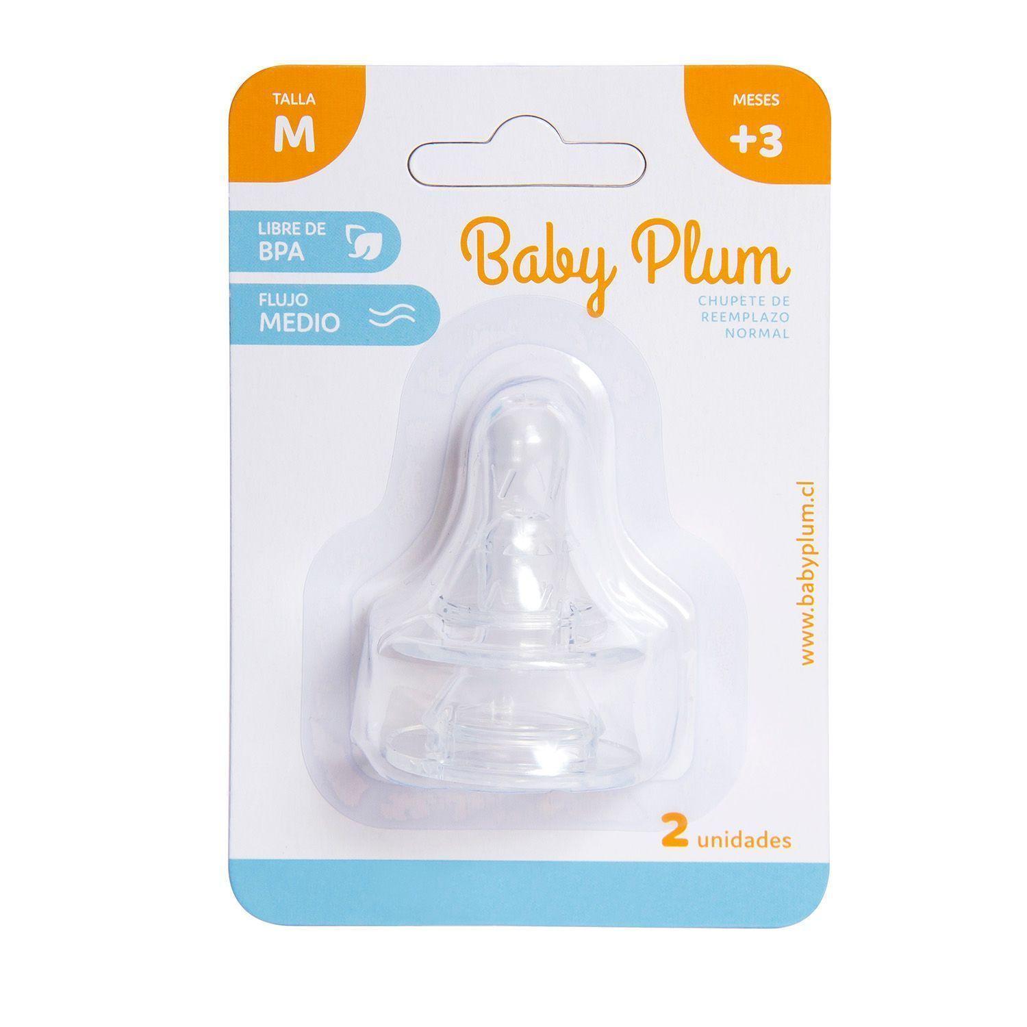 Tetina Silicona para mamadera 2 unidades Talla L-0