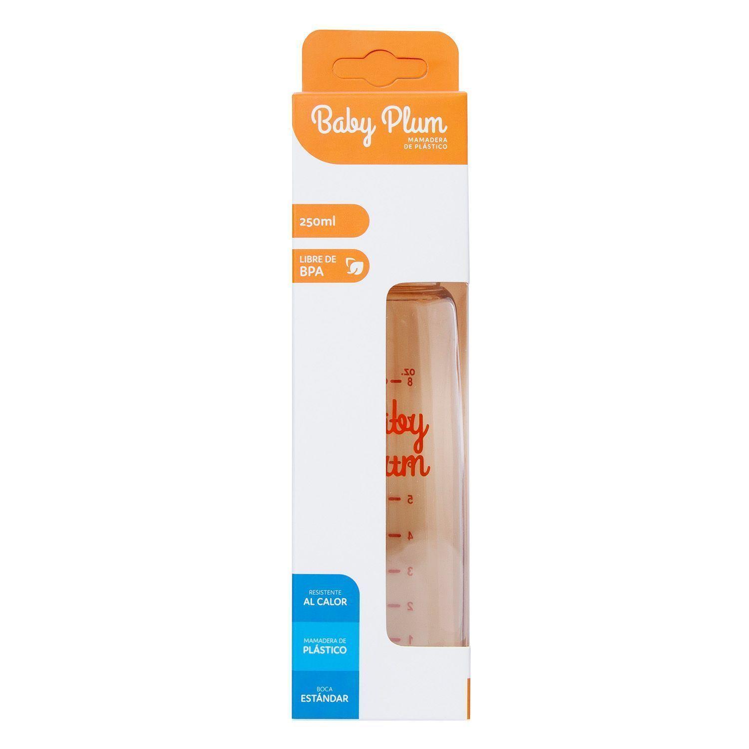 Mamadera Plástica BabyPlum 250ml-0