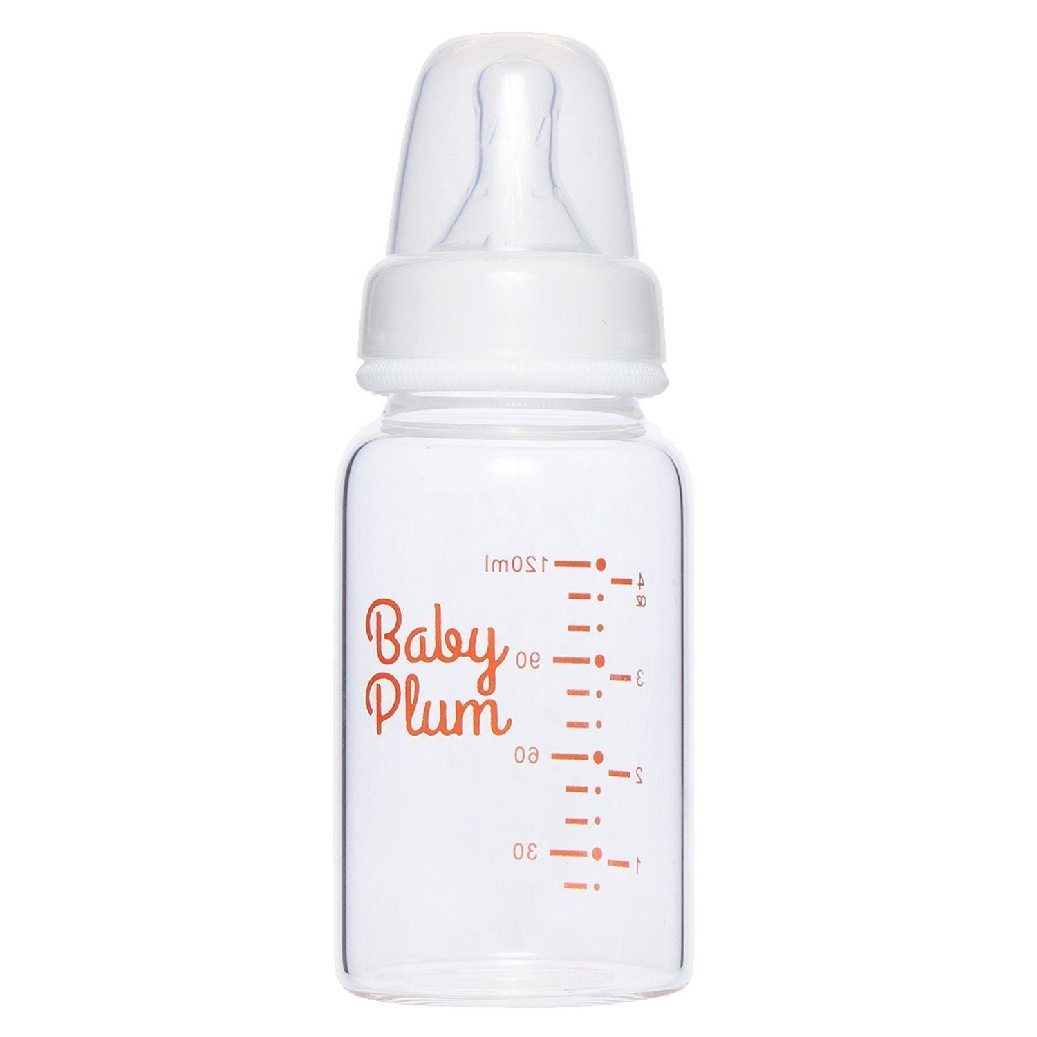 Mamadera de Vidrio BabyPlum 120ml-1