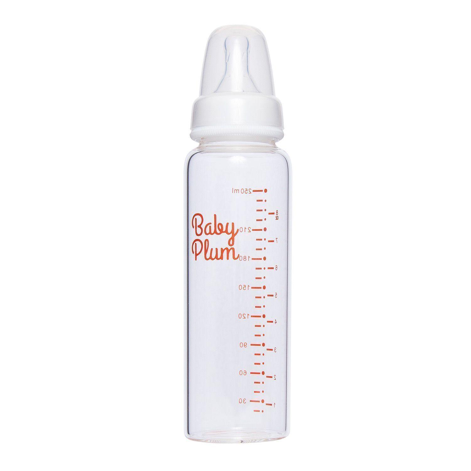 Mamadera de Vidrio BabyPlum 250ml-1