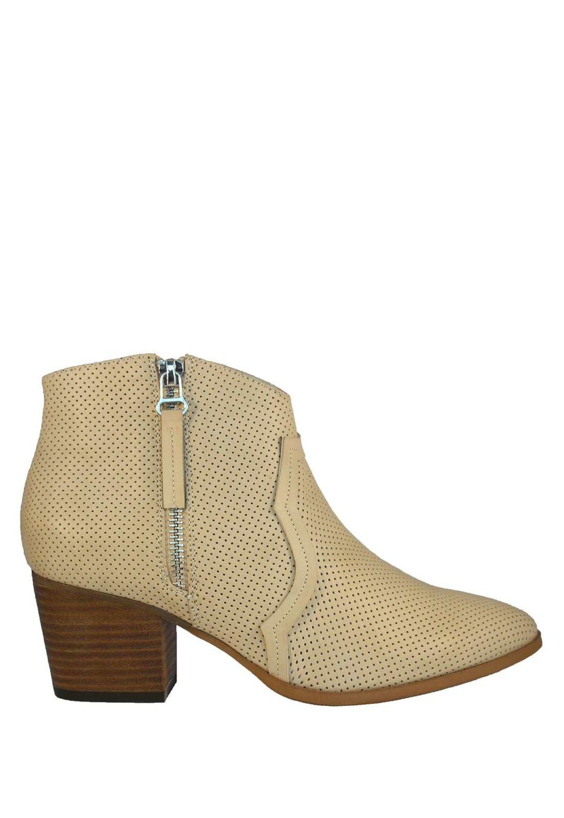 Botin Vaquero Mujer Beige 4Sb0419-0