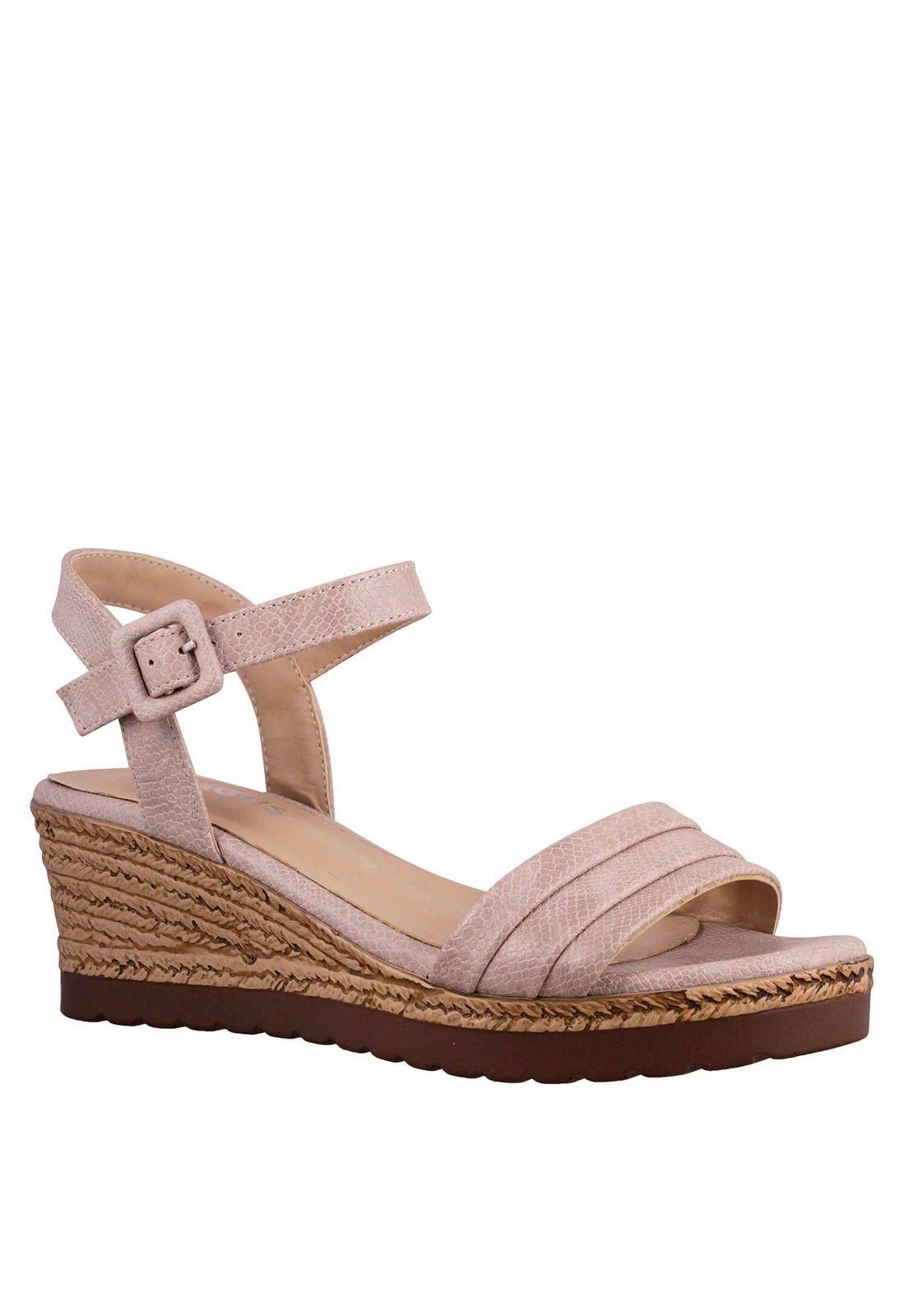 Sandalia Ecocuero Cuña Baja 4Ss11122-1