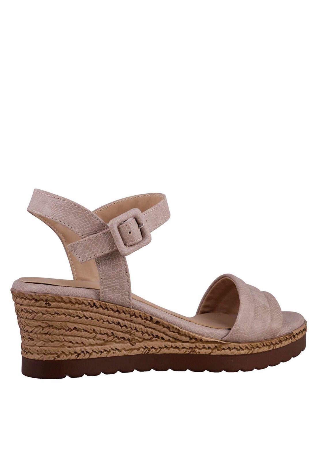 Sandalia Ecocuero Cuña Baja 4Ss11122-2