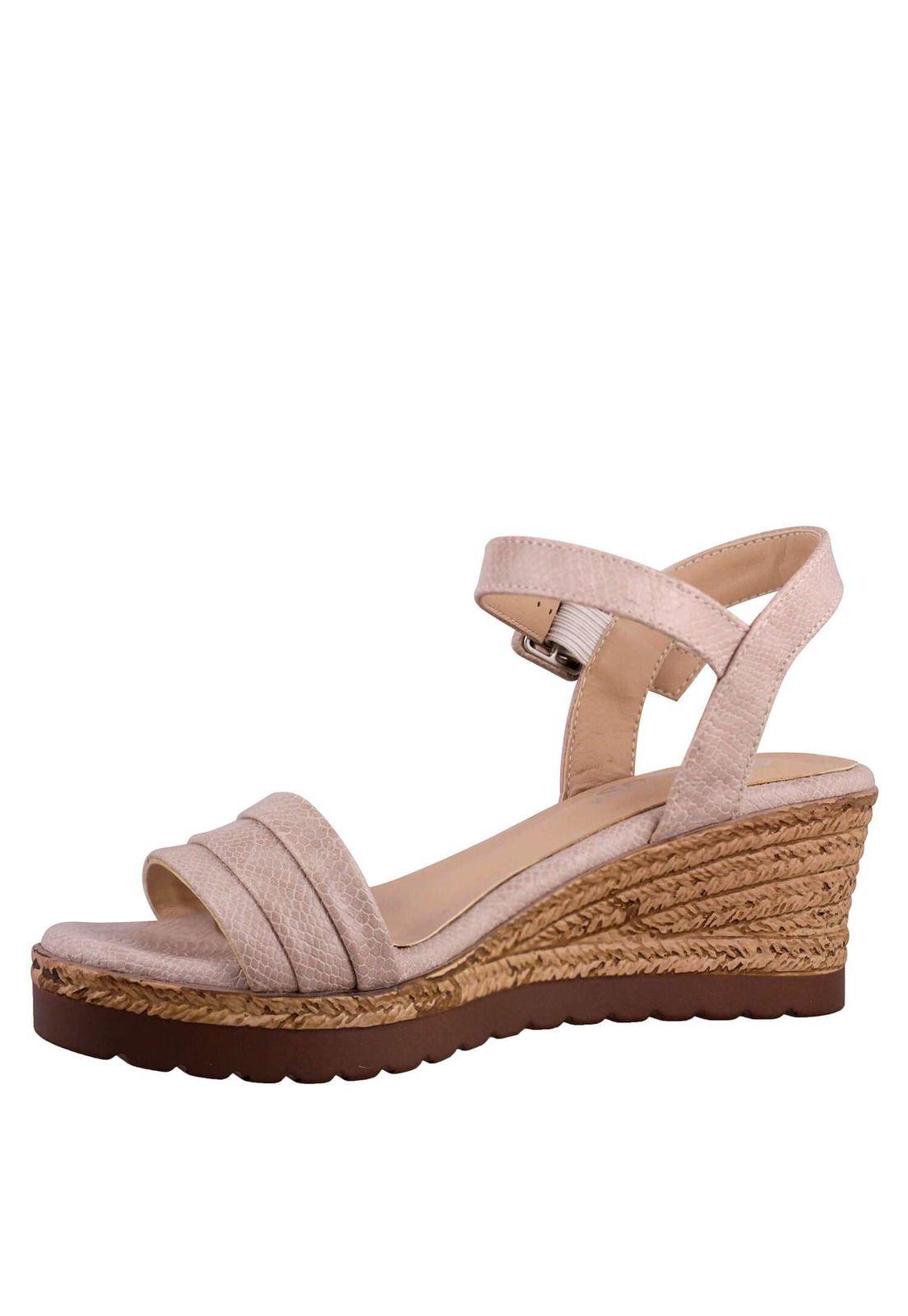 Sandalia Ecocuero Cuña Baja 4Ss11122-3