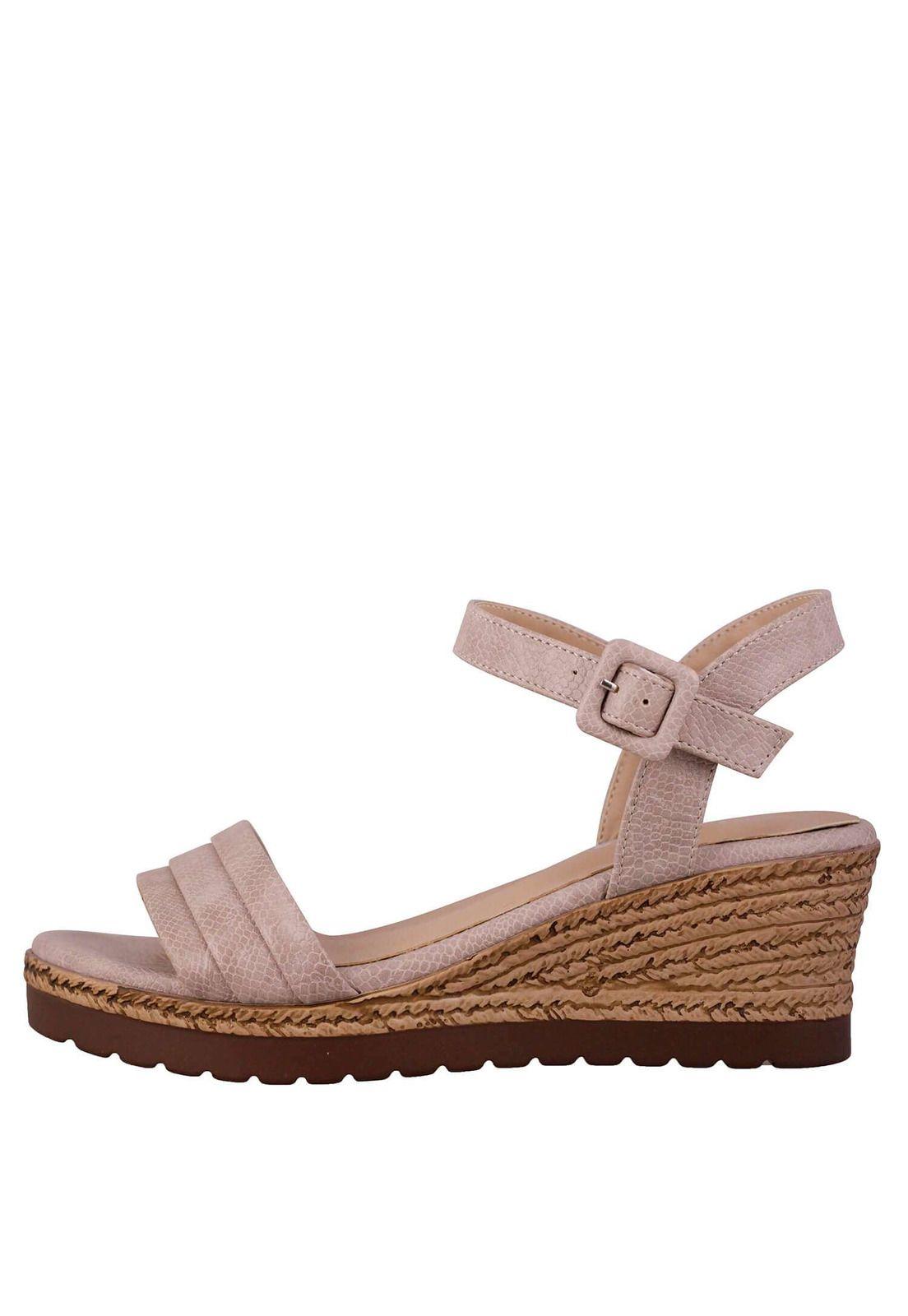 Sandalia Ecocuero Cuña Baja 4Ss11122-7