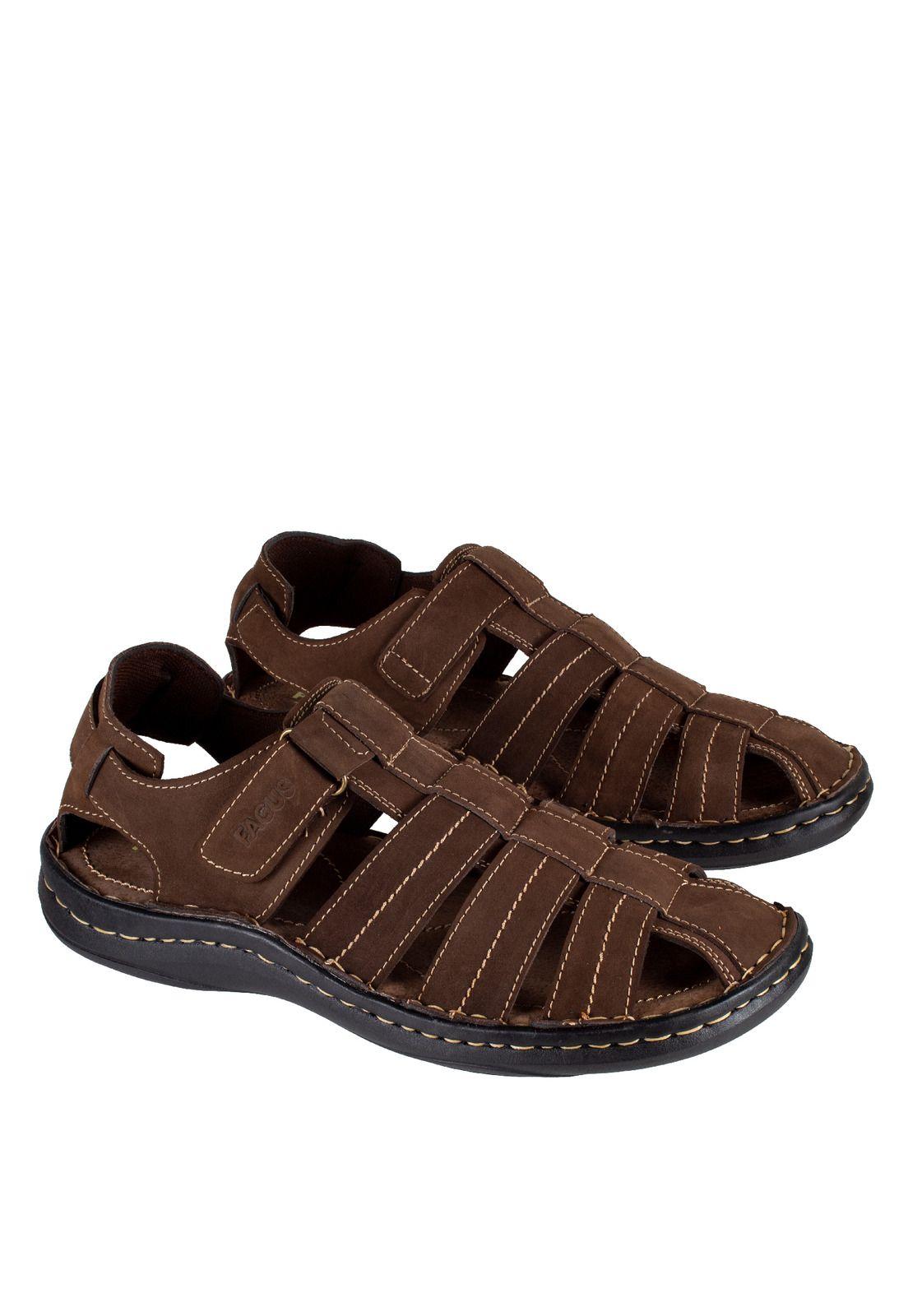 Sandalia Cuero Hombre Fagus 5Ss0224-7