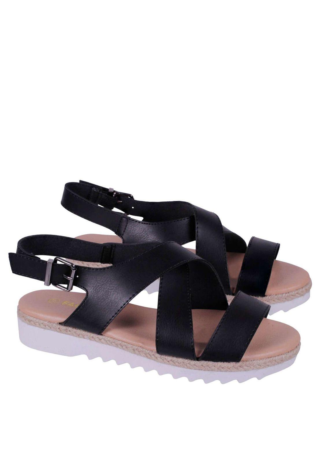 Sandalia Plana Cruzada 4Ss13222-5
