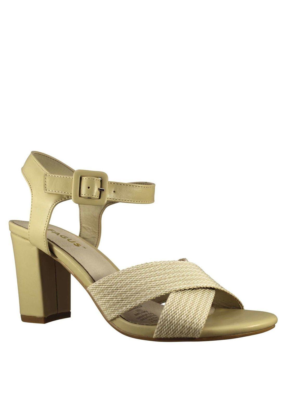 Sandalia Cruzada Taco Alto 4Ss4921-1