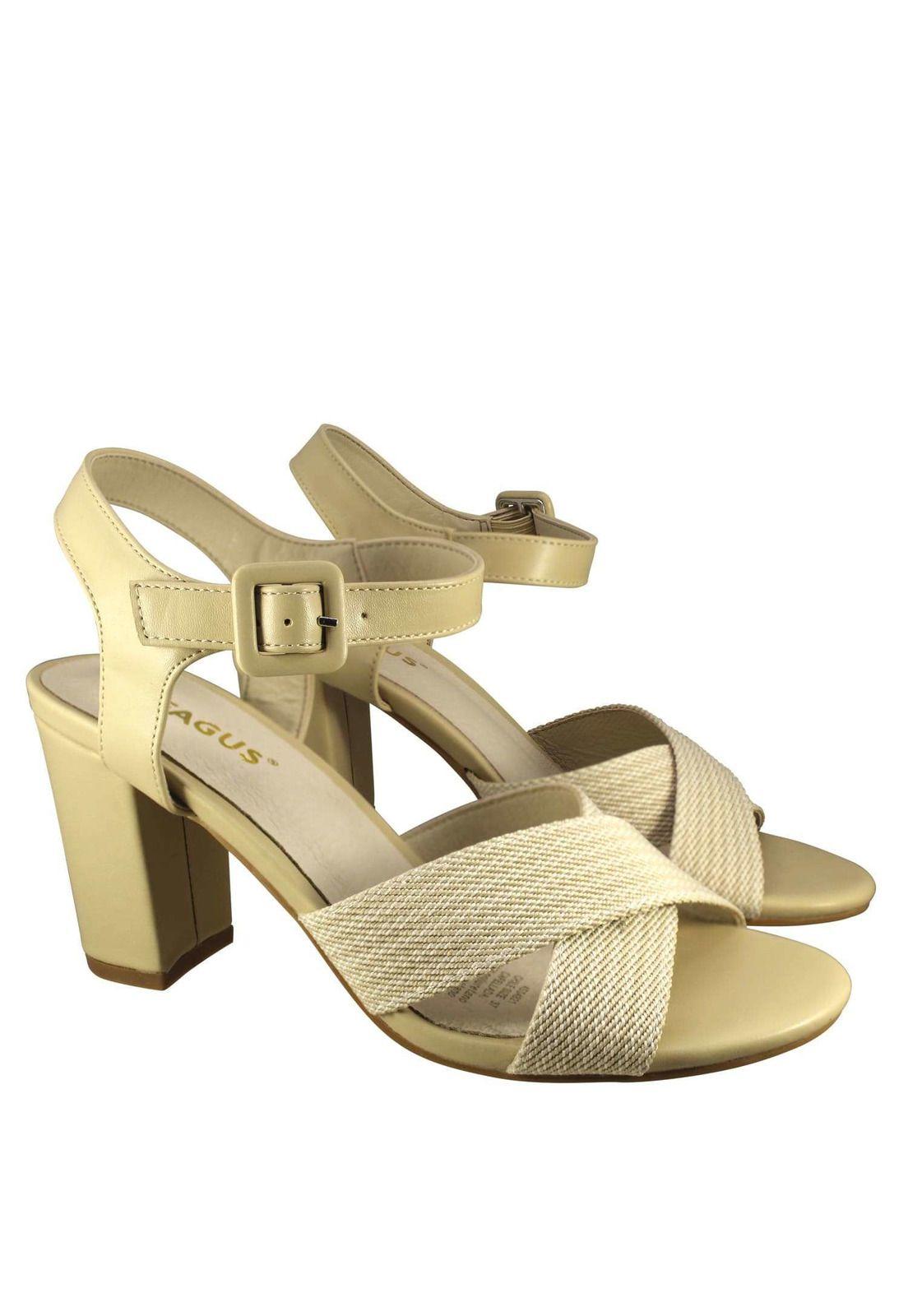 Sandalia Cruzada Taco Alto 4Ss4921-4