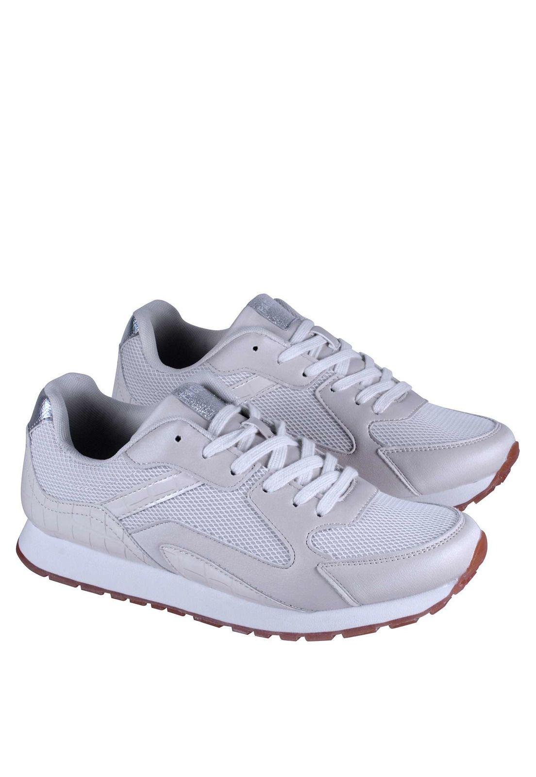 Zapatilla Urbana Plateada 4fz1022-6