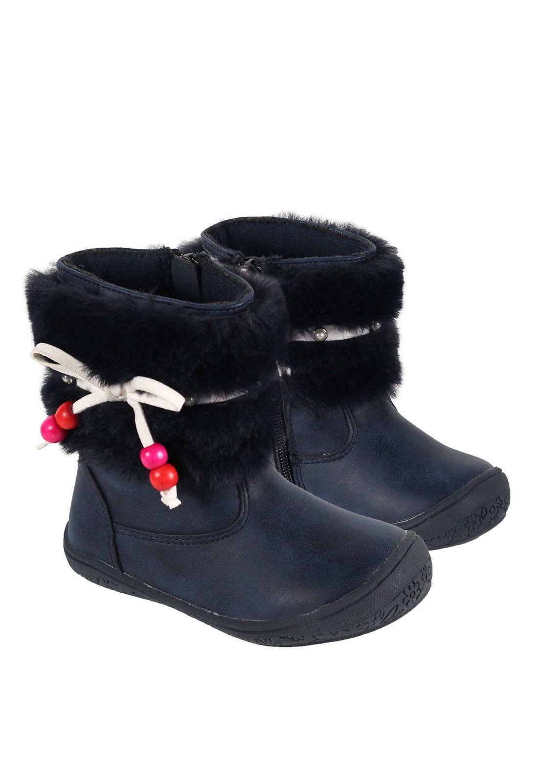 Botin Urbano Niña Aplicación Piel 1Fb4221-4