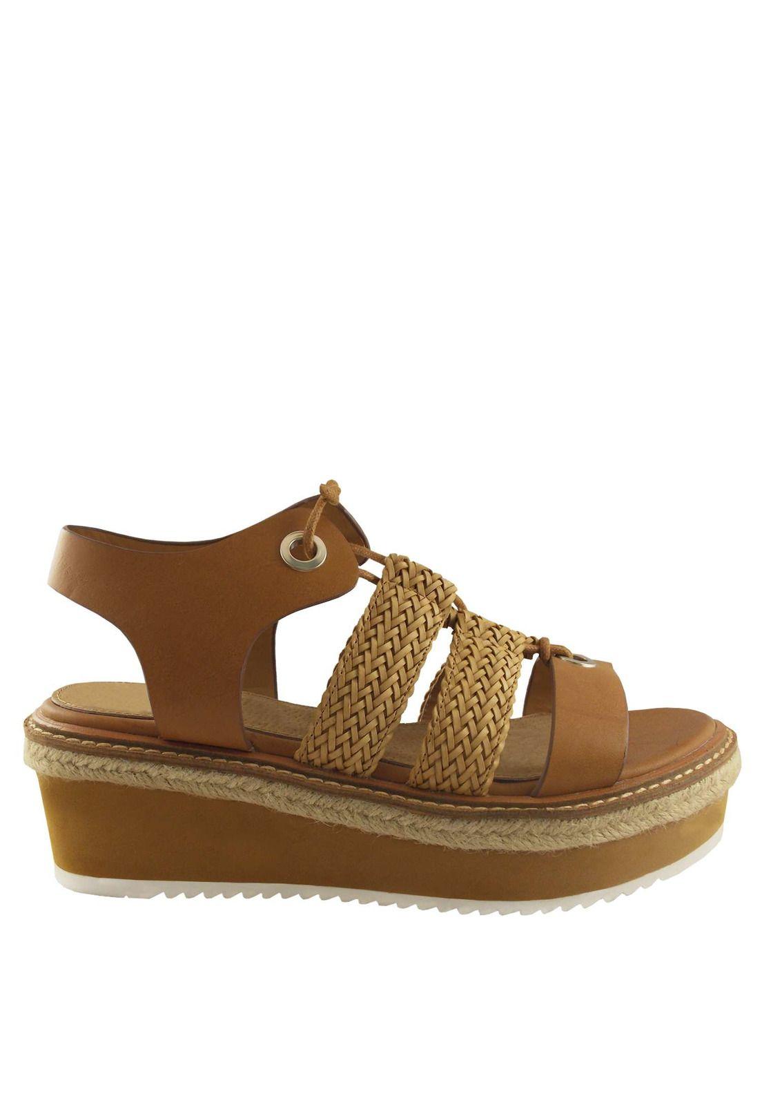 Sandalia Plataforma con Amarre 6ss2418-0