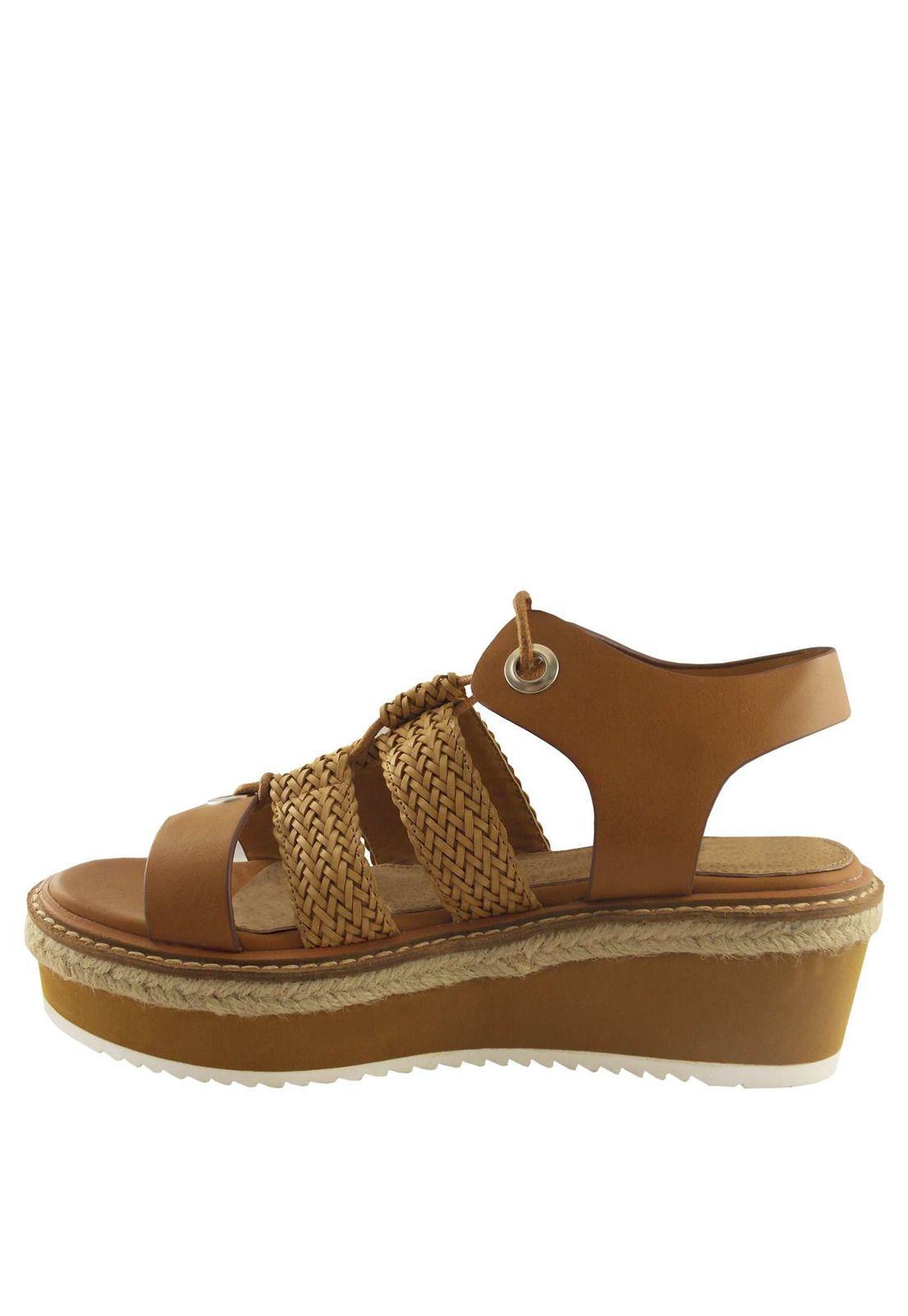 Sandalia Plataforma con Amarre 6ss2418-2