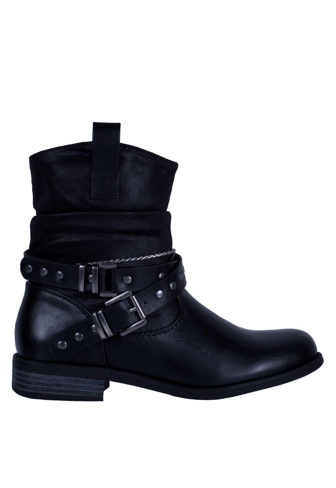 Botin Ecocuero Aplicación Hebilla 4fb8922-1