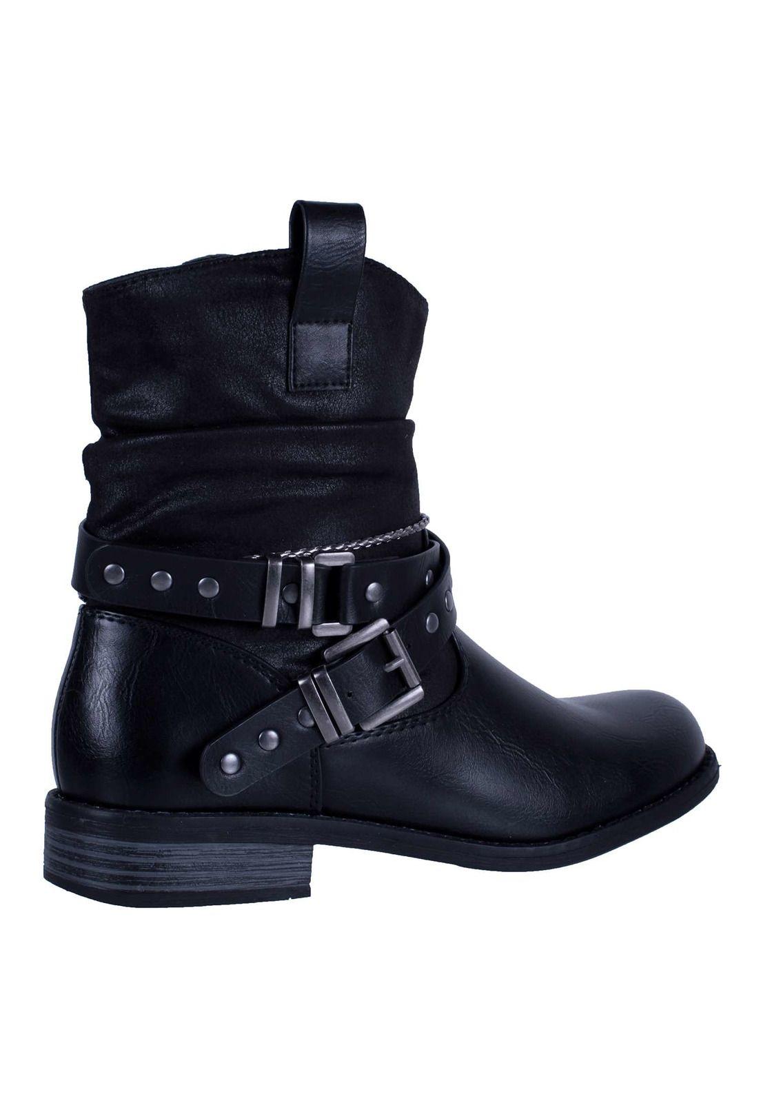 Botin Ecocuero Aplicación Hebilla 4fb8922-2