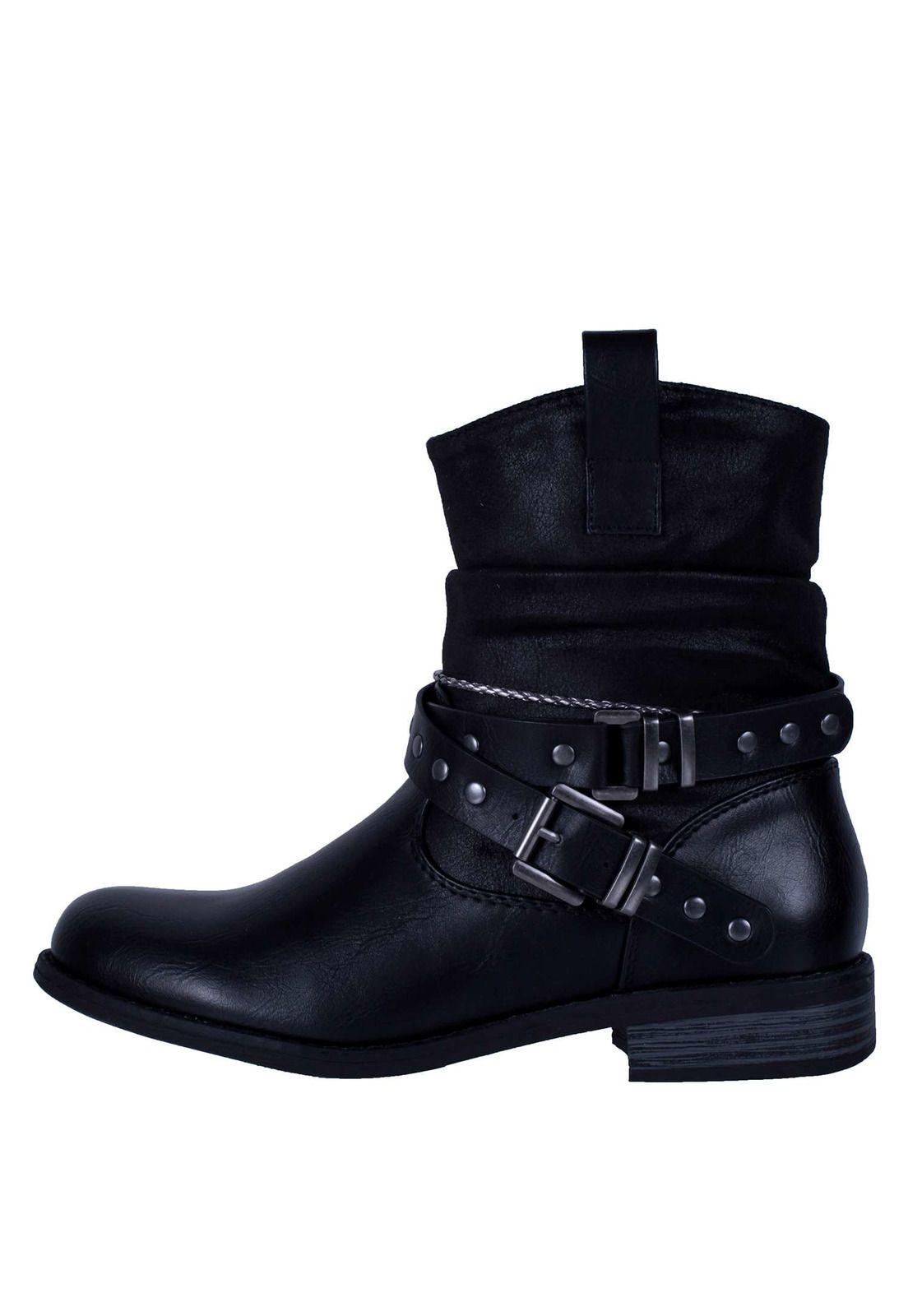 Botin Ecocuero Aplicación Hebilla 4fb8922-3