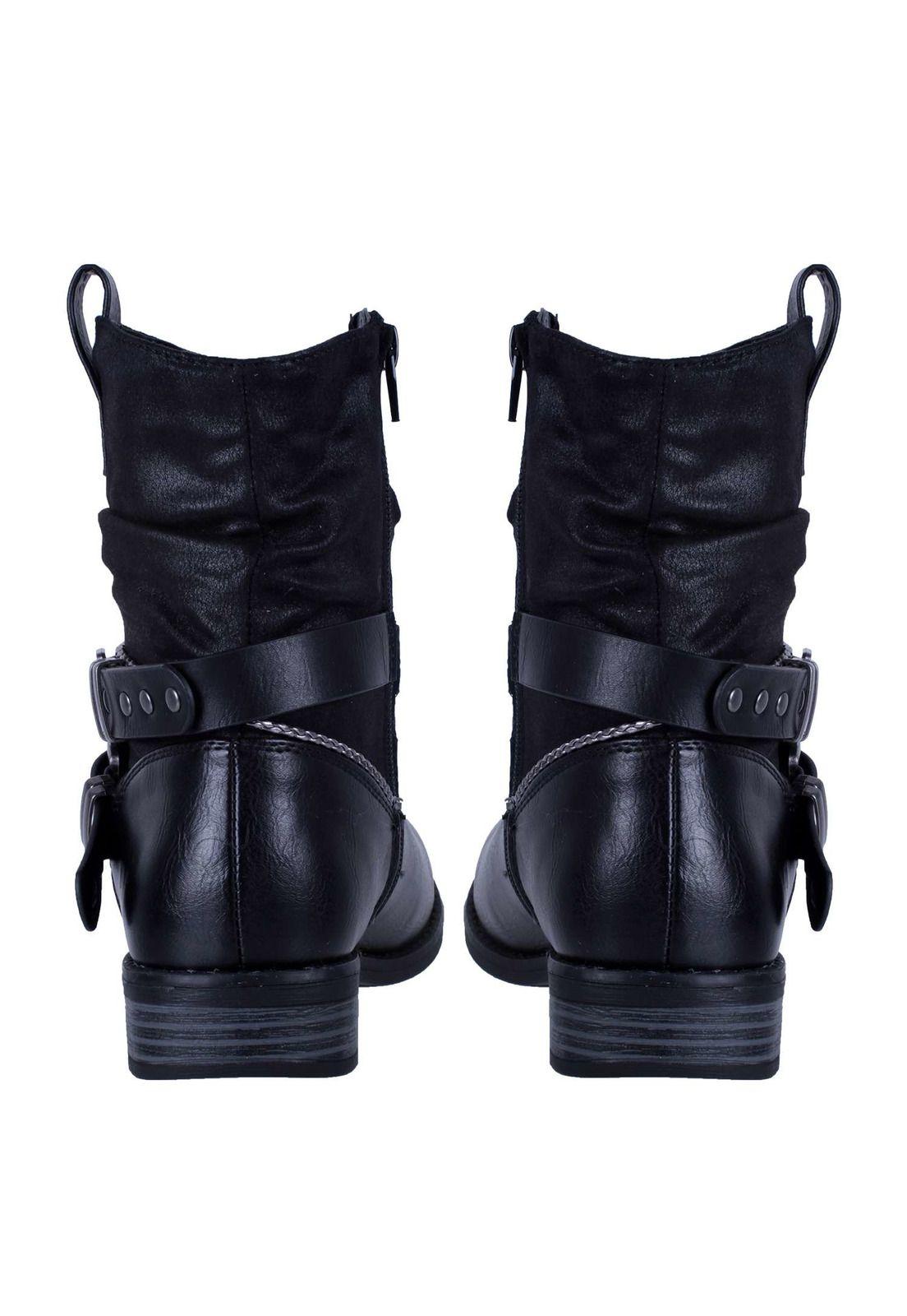 Botin Ecocuero Aplicación Hebilla 4fb8922-7