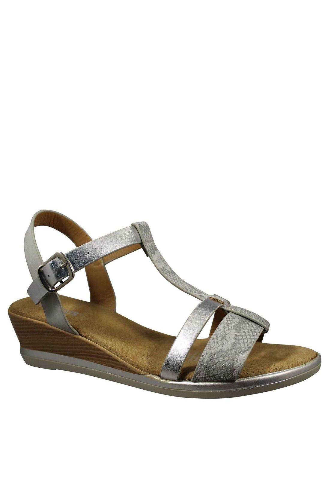 Sandalia Comfort Cuña Baja 4Ss8021-1