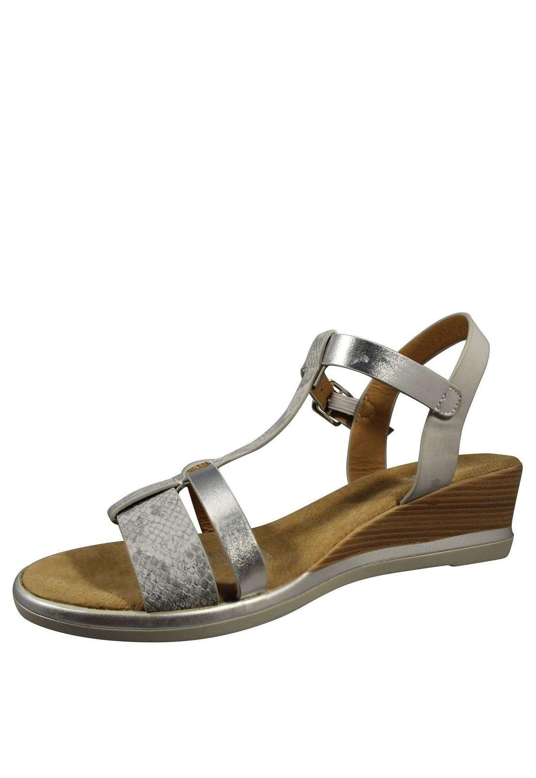 Sandalia Comfort Cuña Baja 4Ss8021-3