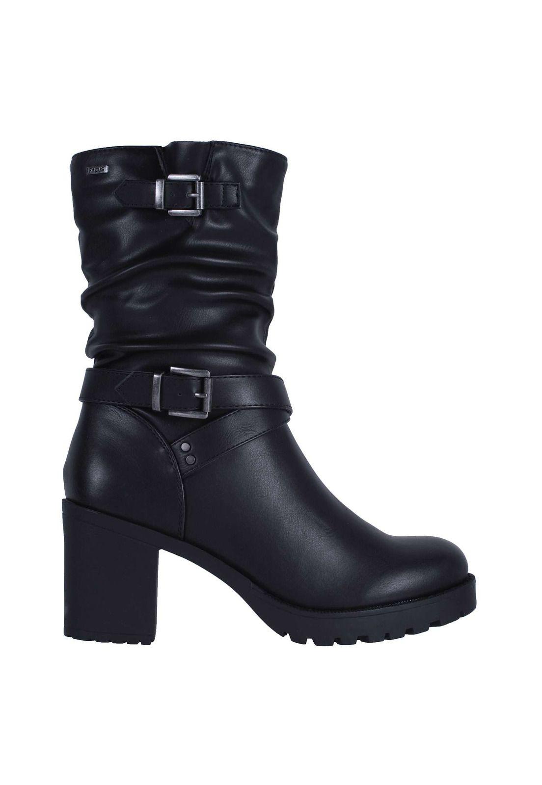 Bota Ecocuero Taco Alto 4fb7522-0