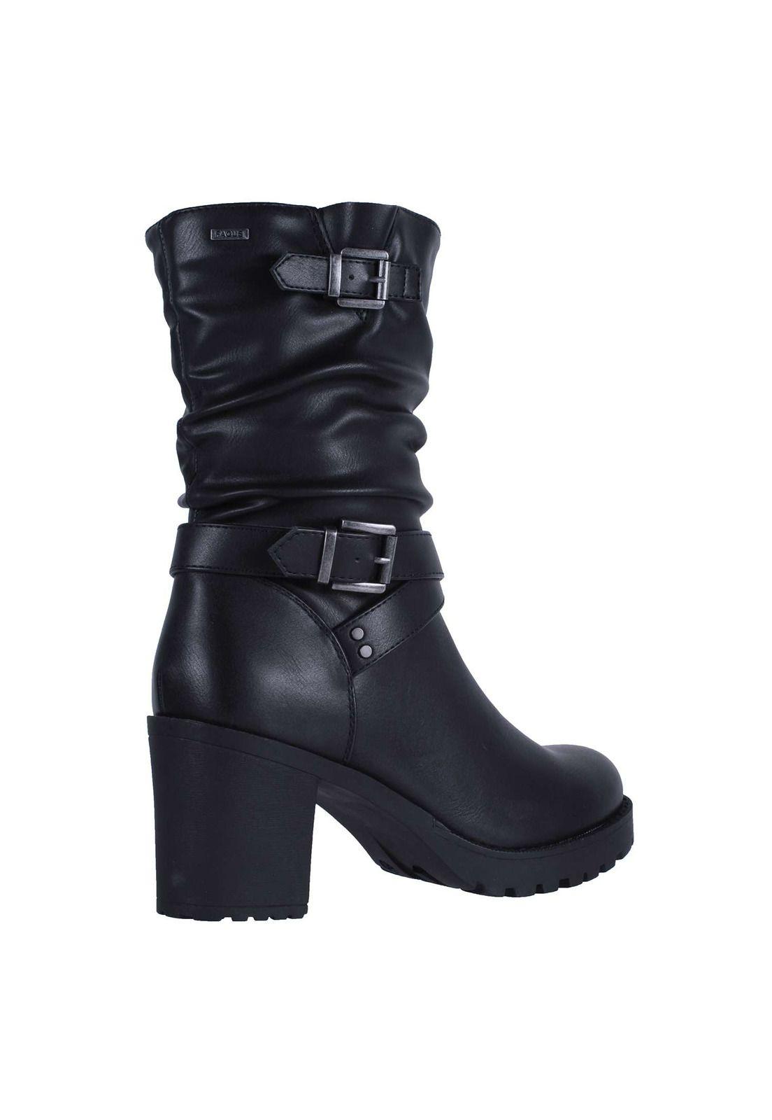 Bota Ecocuero Taco Alto 4fb7522-1