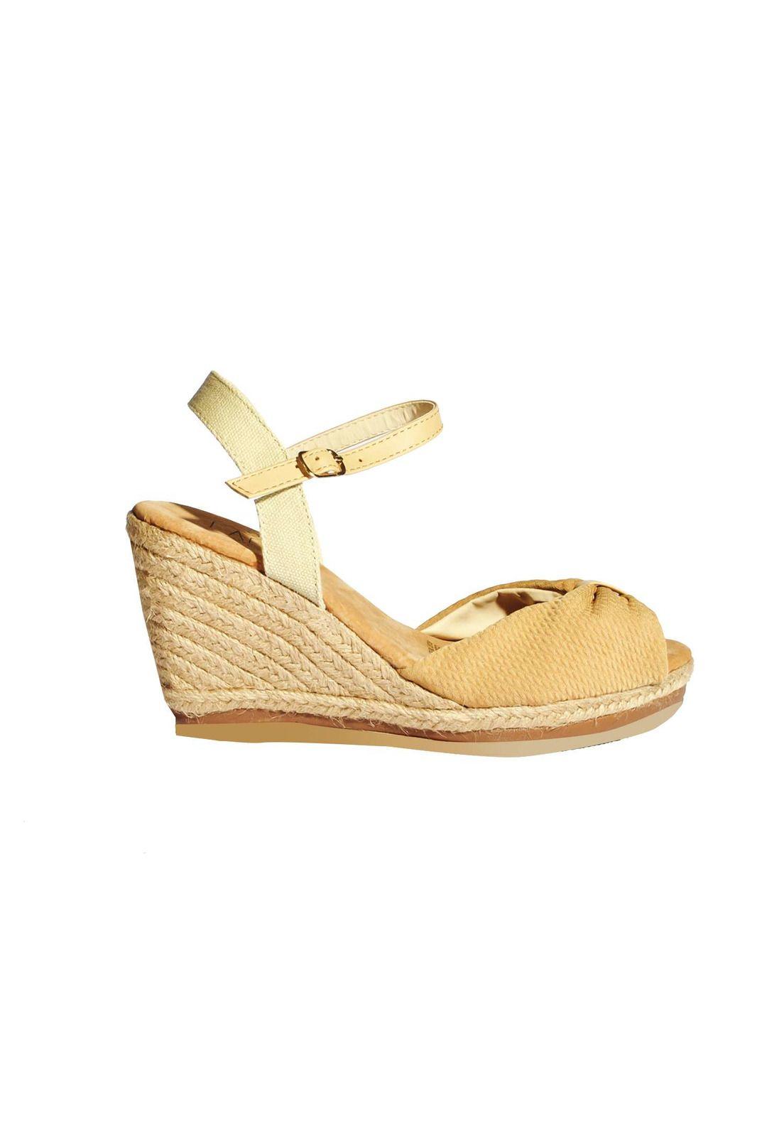 Sandalia Cuña Beige 4Ss5216-0