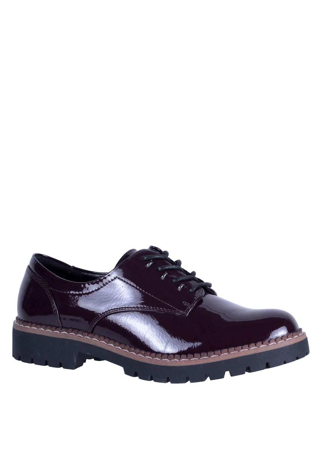 Zapato Oxford Burdeo 4fz0222-0